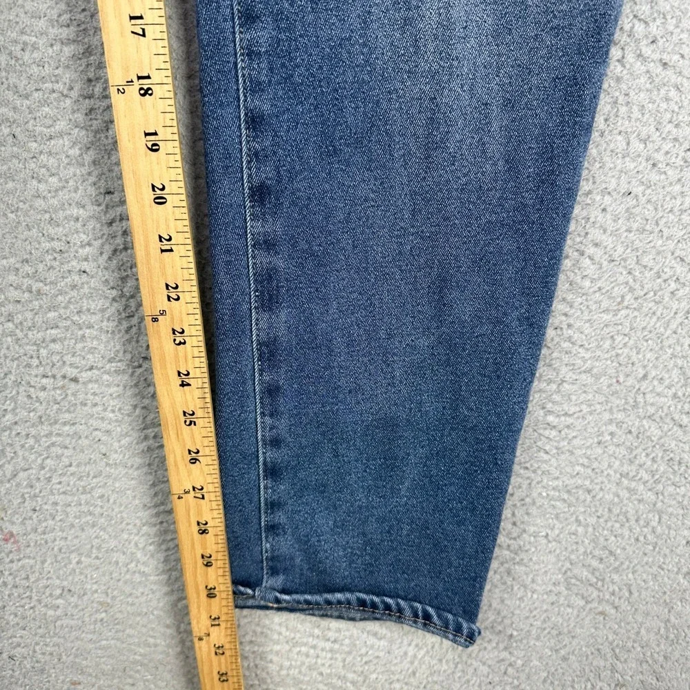 True Religion Mens Geno Relaxed Slim Fit Jeans 36 Blue Distressed Stretch NEW